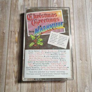 Christmas Greetings Nashville Cassette Tape 1982 Country Music Artists Album
